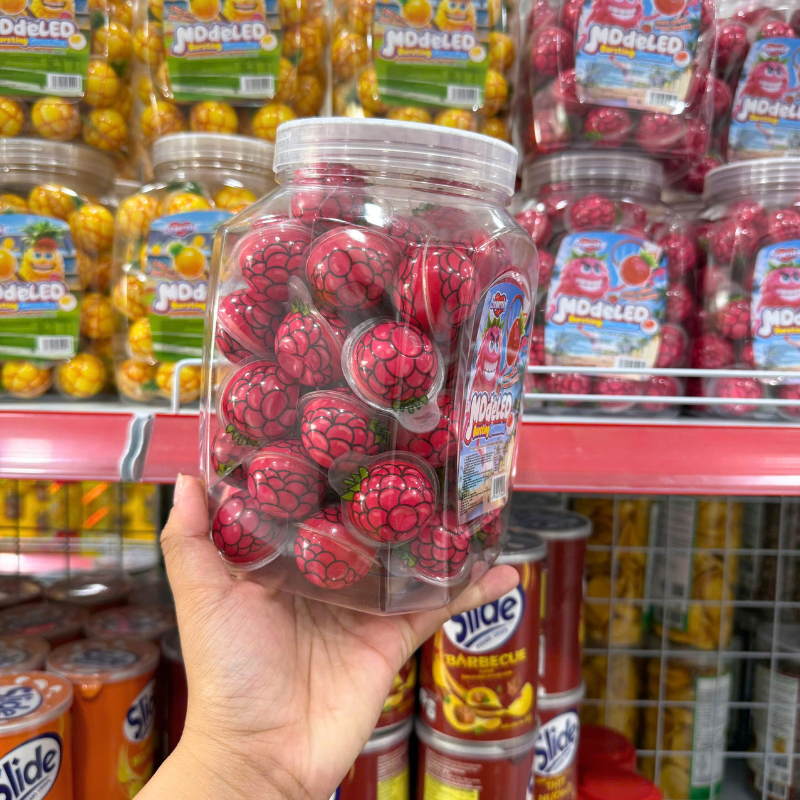 Kẹo Dẻo Sugarsky Bursting Gummies Hương Dâu 600g