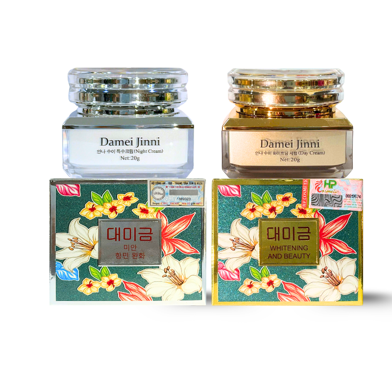 Kho sỉ combo Kem Face Damei Jinni Dm Ngày Đêm Có Tem 20g Công Nghệ Hàn Quốc Phiên Bản Mới