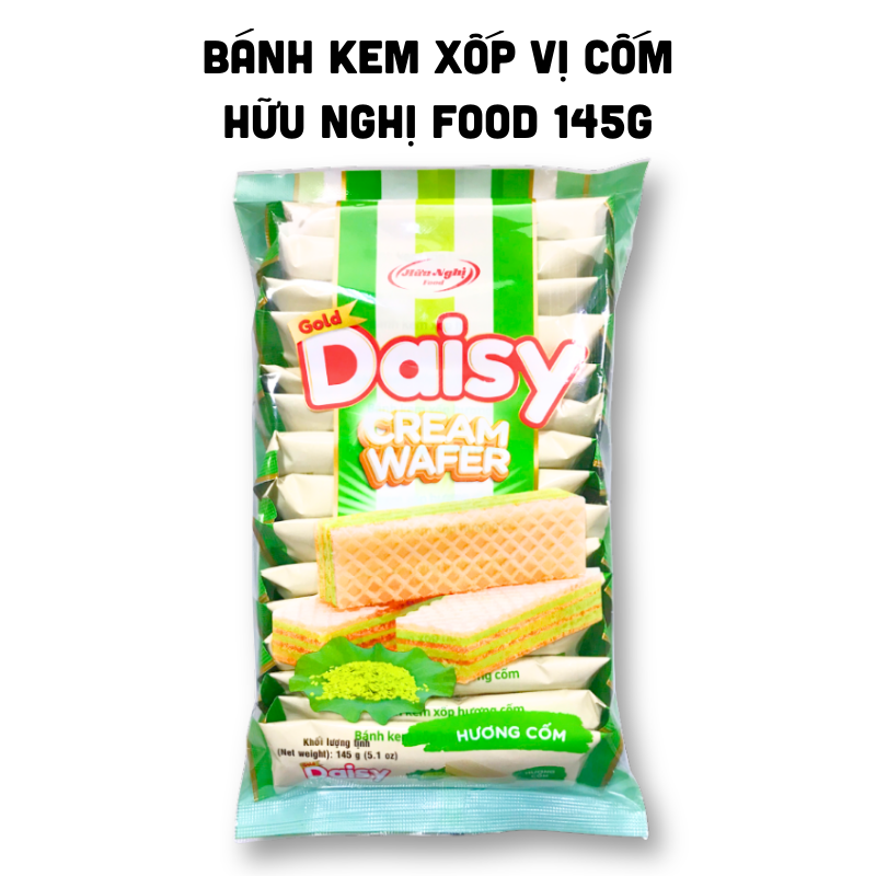 Bánh Kem Xốp Hữu Nghị Daisy Hương Cốm 145g