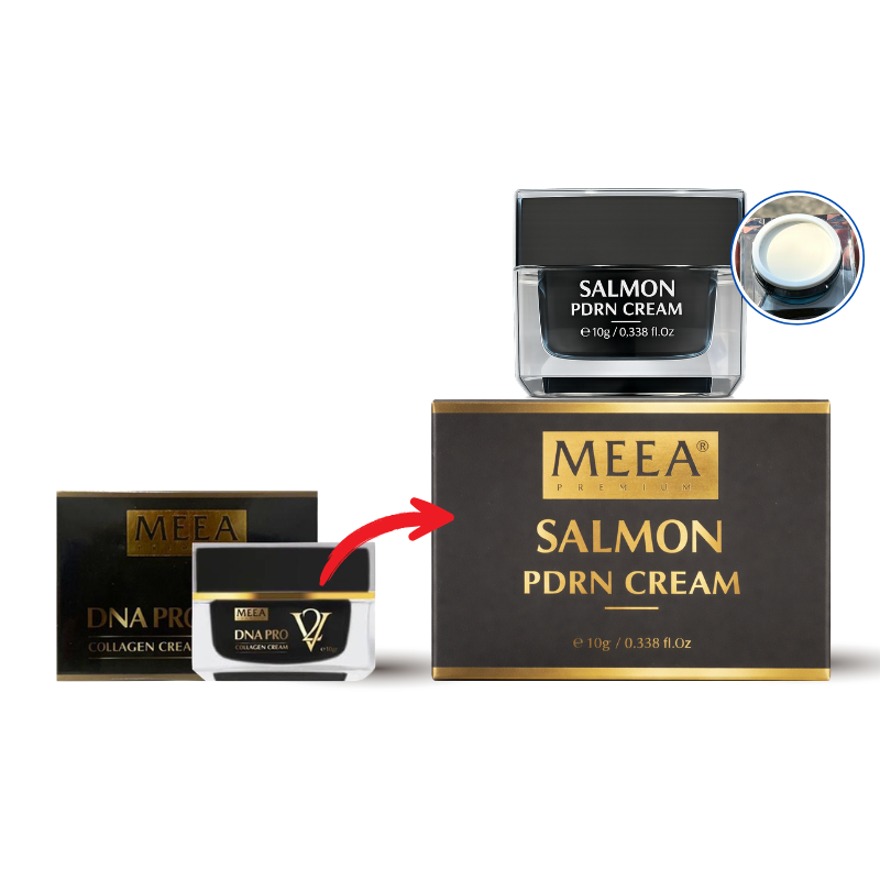 Kem Face Cá Hồi Salmon Pdnr Cream Meea Origin Mini - Face Meea Cá Hồi Phiên Bản Mới 10g