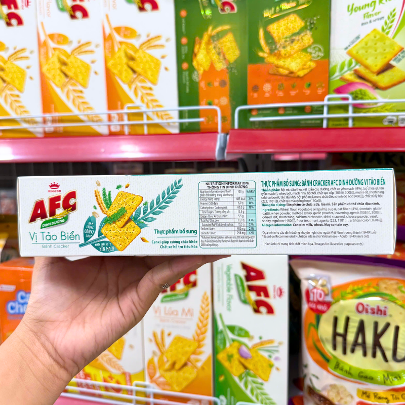 Bánh AFC Kinh Đô Vị Tảo Biển 172g