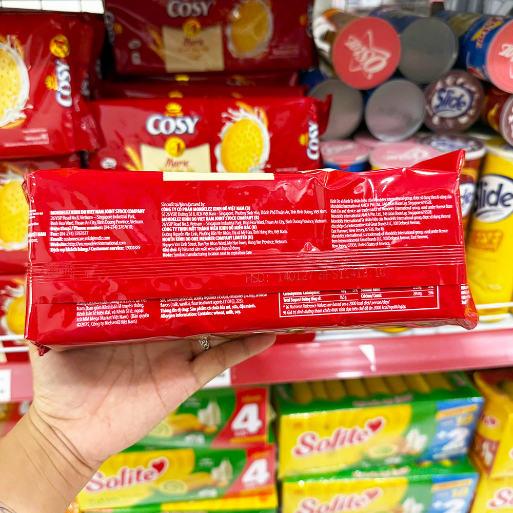 Bánh Quy Sữa Marie Cosy Dạng Bịch 272g