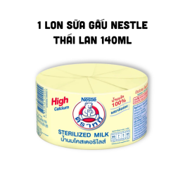 Sữa Gấu Thái Lan Nestle Bear Vàng (140ml/Lon) - 8851012010004