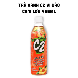 Trà Xanh C2 Hương Đào Chai Lớn 455ml - 8934564600692