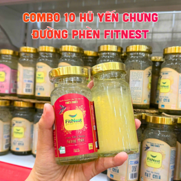Combo 10 Hũ Nước Yến Chưng Đường Phèn FitNest 150ml - 8936217130372CB10