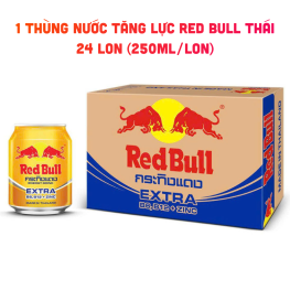 Nước Tăng Lực RED BULL Thái Lan Thùng 24 Lon (250ml/Lon) - 8850228007617THUNG