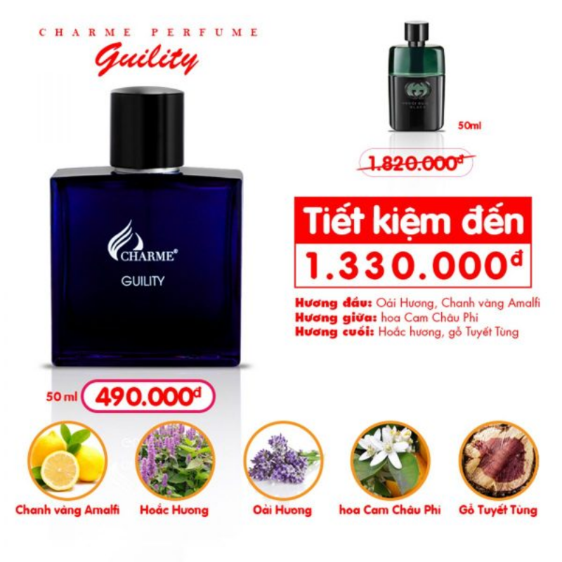 29246_4_20260420181809-1.png Nước Hoa Nam Charme Guility 50ml - Hương Thơm Sang Trọng Cuốn Hút - 8936194697295