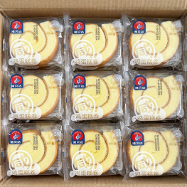 1 Thùng Bánh Bông Lan Cuộn NORBETA Vị Nguyên Bản - Thùng 2kg 27 Cái - BBLCNVNBTHUNG