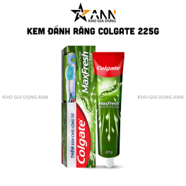Kem Đánh Răng Colgate Maxfresh Trà Xanh 225g + Bàn Chải Colgate Lông Mềm - 8850006932346