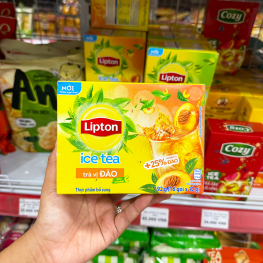 Trà Lipton Ice Tea Trà Vị Đào Thơm Ngon 192g (16 Gói x 12g) - 8720608618279