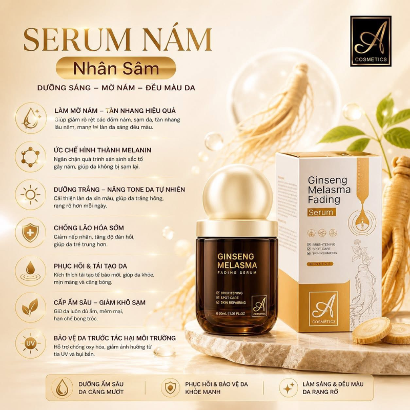 29597_23_20260515121831.png Serum Nám A Ginseng Melasma Fading Serum Cosmetic Phương Anh 35ml - Serum A Mỹ Phẩm Phương Anh - Phiên Bản Mới - 8938564108042
