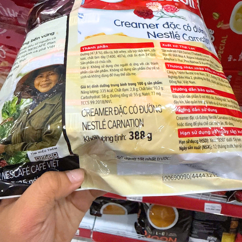 Cà Phê Đen Đá NesCafé Café Việt 560g (35 Gói x 16g) + Tặng 1 Sữa Đặc Có Đường 388g