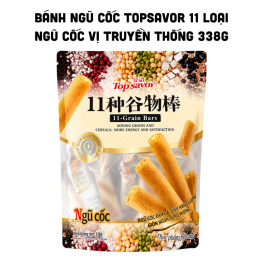 Bánh Ngũ Cốc Topsavor 11 Loại Ngũ Cốc Vị Truyền Thống 338g - 9588552348722