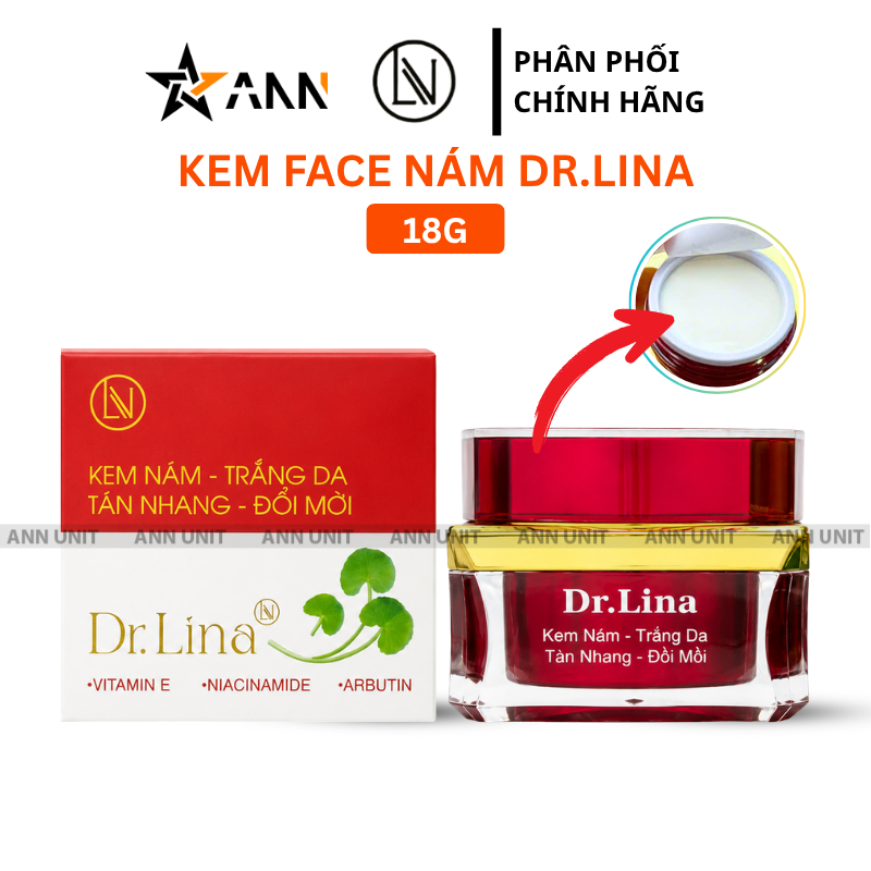 29716_3_20260620185244.png Kem Face Dr Lina Đỏ Mờ Nám Sáng Da Giảm Tàn Nhang Đồi Mồi 18g - 8938566979688