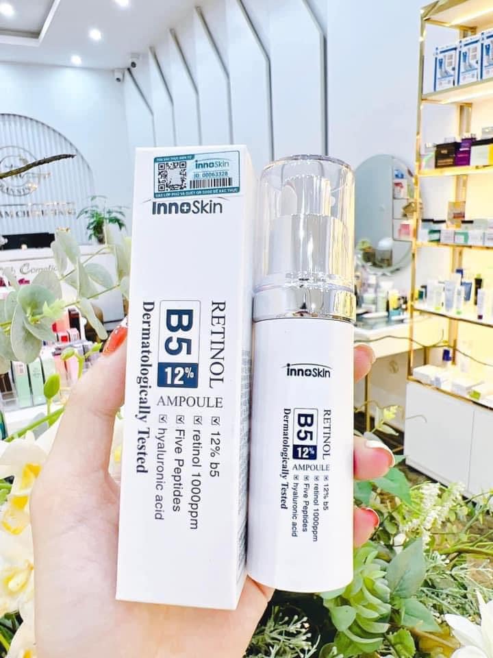 Ampoule Retinol 12% B5 chính là chìa khoá vàng cho làn da lão hoá xuất hiện nếp nhăn nám sạm