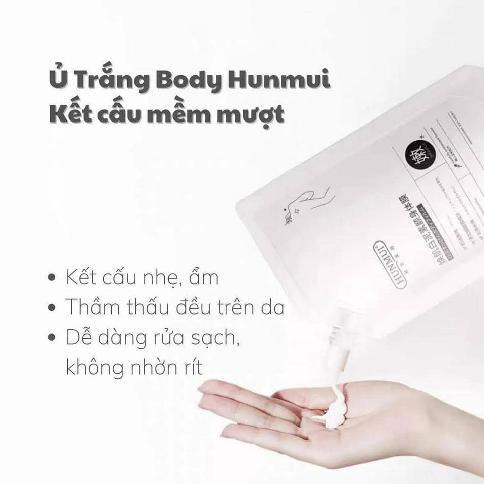 kem tắm trắng da toàn thân body Hunmui nội địa Trung 300ml