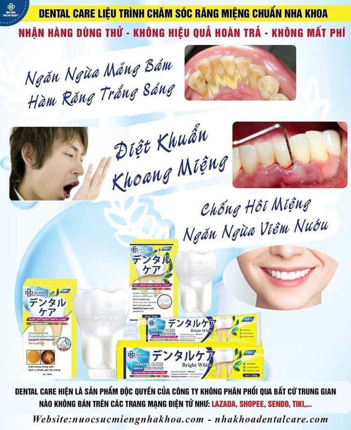 Nước súc miệng Dental Carre là sản phẩm chăm sóc răng miệng cao cấp