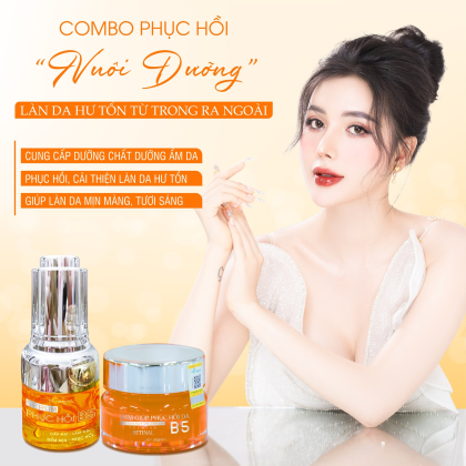 Serum Phục Hồi Da B5 N Collagen thay nang chinh phục tính da khó chiều nhất