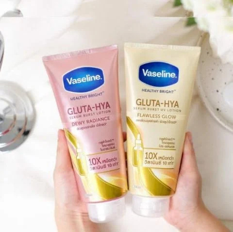 dưỡng thể chống nắng Vaseline Burst UV Lotion Flawless Glow