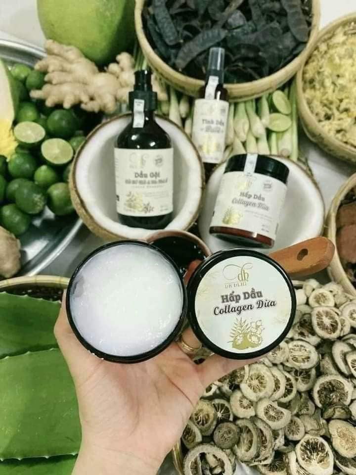 Combo gội xã xịt bồ kết bưởi dừa Dr Di.Hi bộ 3 món