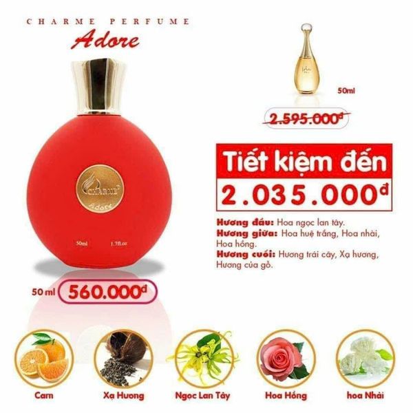 Nước Hoa Charme Chance 30ml