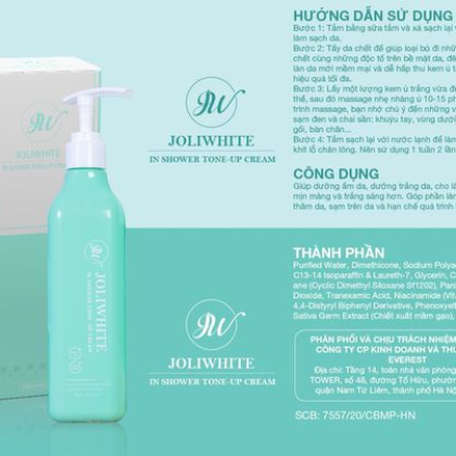 Kem ủ trắng Joliwhite in shower tone up cream