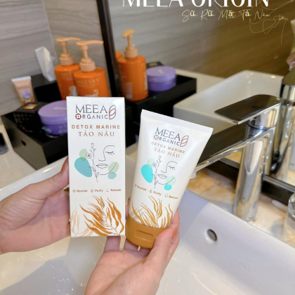 Sữa Rửa Mặt Tảo Nâu Meea Organic Detox Marine chính hãng