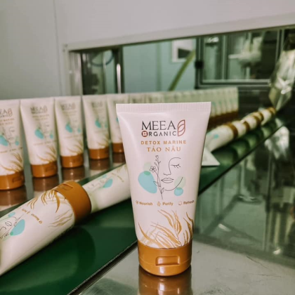 Sữa Rửa Mặt Tảo Nâu Meea Organic Detox Marine chính hãng