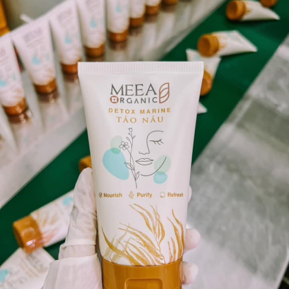 Sữa Rửa Mặt Tảo Nâu Meea Organic Detox Marine chính hãng