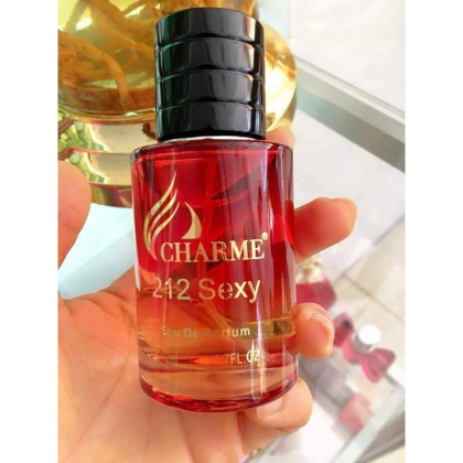 Nước hoa Charme 212 Sexy Đây là một mùi hương gợi cảm, ấm áp, lấy cảm hứng từ phương Đông
