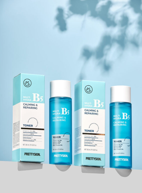 Nước Hoa Hồng Phục Hồi Dưỡng Trắng PrettySkin Multi Hydra B5 Calming & Repairing Tone