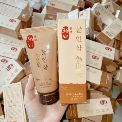 Sữa Rửa Mặt 36 Vị Mật Nhân Sâm MeeA Organic chính hãng