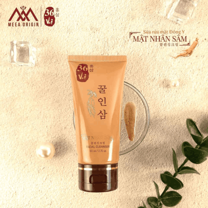 Sữa Rửa Mặt 36 Vị Mật Nhân Sâm MeeA Organic chính hãng