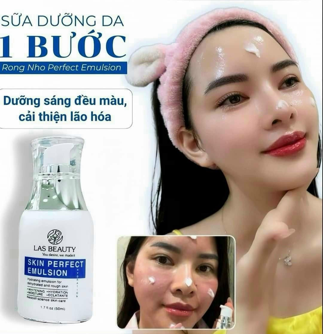 Sữa Dưỡng Rong Nho Las Beauty Skin Perfect Emulsion 50ml