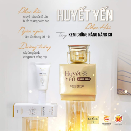 Kem Huyết Yến đặc trị nám, dưỡng trắng của KBONE TOP BEAU