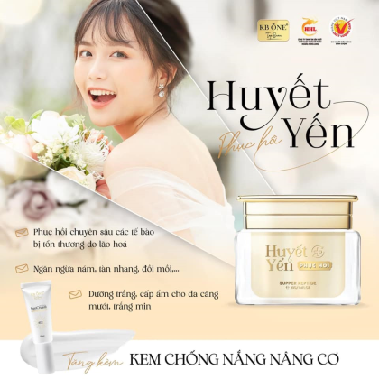 Kem Huyết Yến đặc trị nám, dưỡng trắng của KBONE TOP BEAU