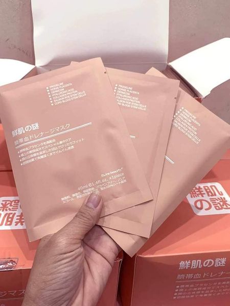 Mặt Nạ Tế Bào Gốc Nhau Thai Rwine Beauty Cao Cấp Nhật Bản 100% tự nhiên