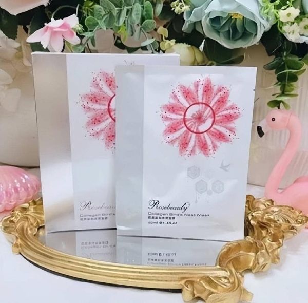 Mặt nạ tổ yến Collagen Rosebeauty hộp 10 miếng siêu đẹp da