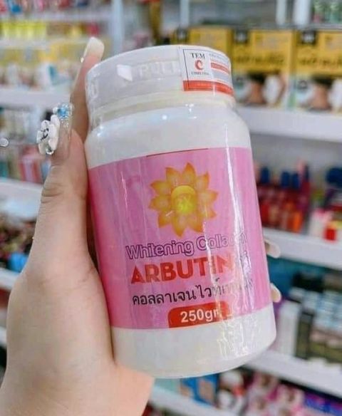 Kích Trắng Abutine 100g Màu Hồng chất kem bao xịn