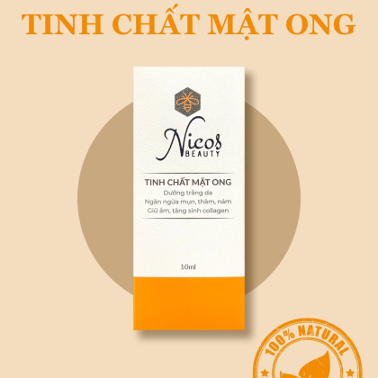 Tinh chất mật ong Nicos Beauty là dòng serum dưỡng da căng bóng