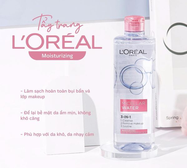 Nước tẩy trang dưỡng ẩm L