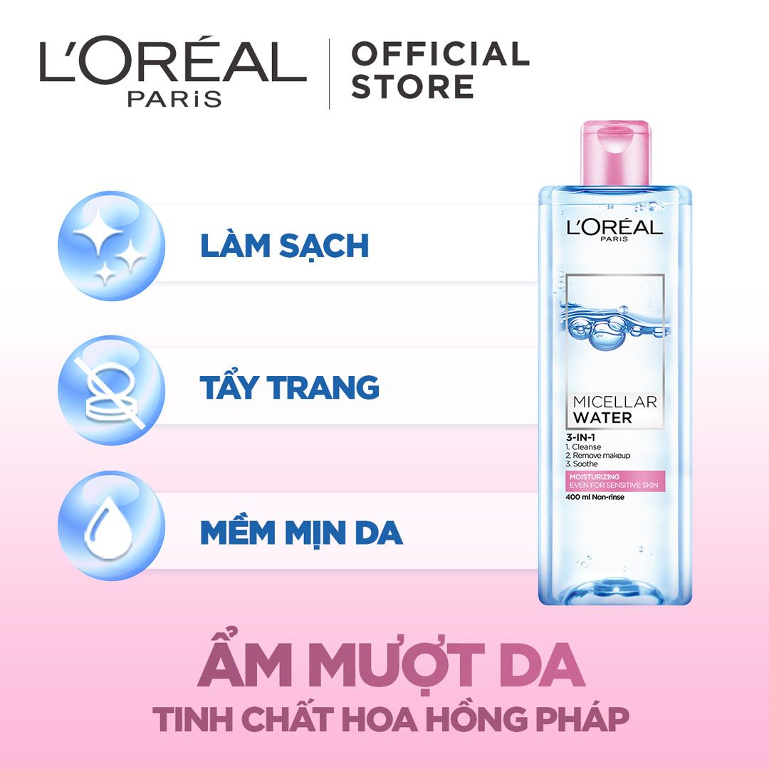 Nước tẩy trang dưỡng ẩm L