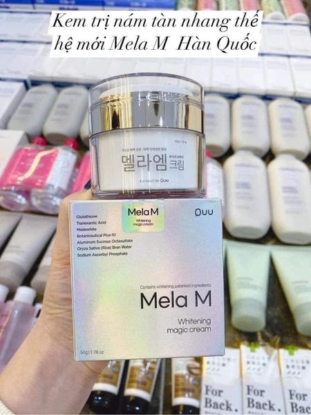 Kem Giảm Nám Mela M Whitening Magic Cream 50g
