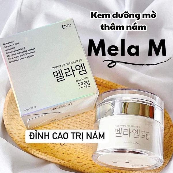 Kem Trị Nám Mela M Quu Whitening Magic Cream 50g