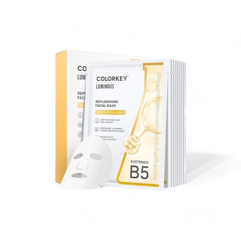 Mặt Nạ B5 Colorkey Luminous Replenishing Facial Mask Pure & Translucent Hộp 10 Miếng