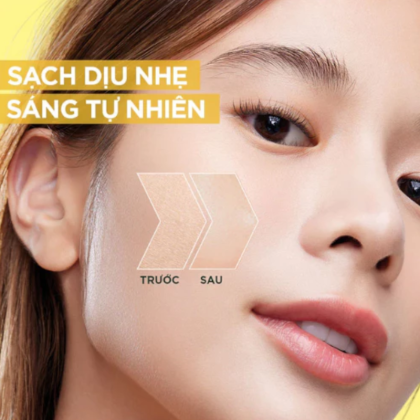Gel rửa mặt  Garnier Vitamin C + Lemon Cleansing Gel 120mL