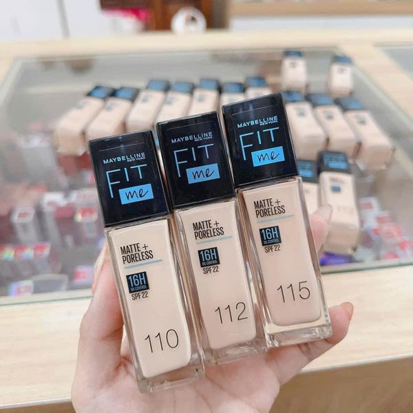 Kem Nền Maybelline New York Fit Me Matte + Poreless 16H SPF22 PA++ 30ml