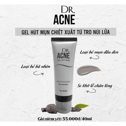 Gel Lột Mụn Đầu Đen Dr.Acne Smooth & Clean 40ml