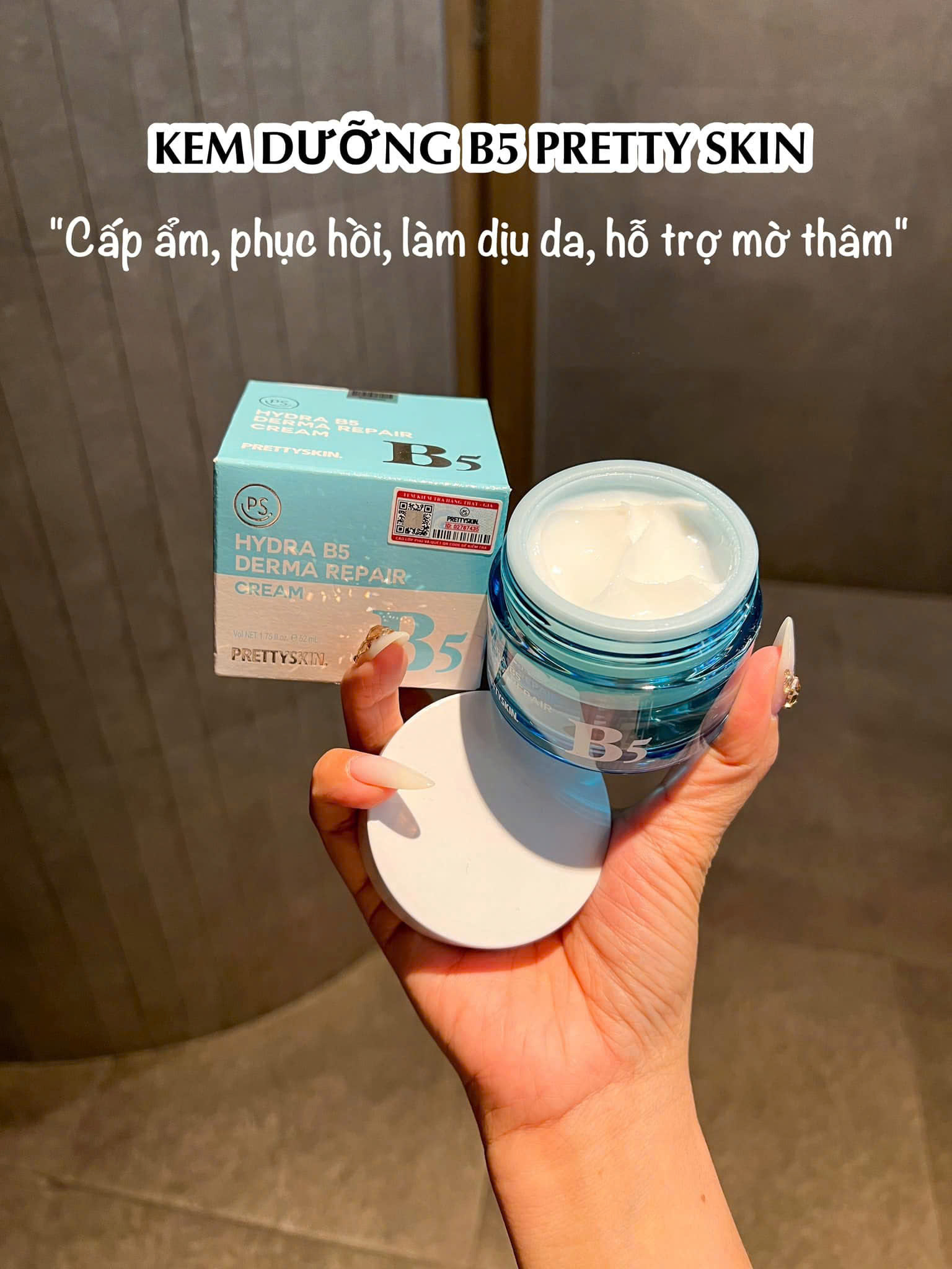 Kem dưỡng Pretty Skin Hydra B5 Derma Repair Cream