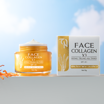 Kem Face Đông Trùng Hạ Thảo Collagen X3 TN